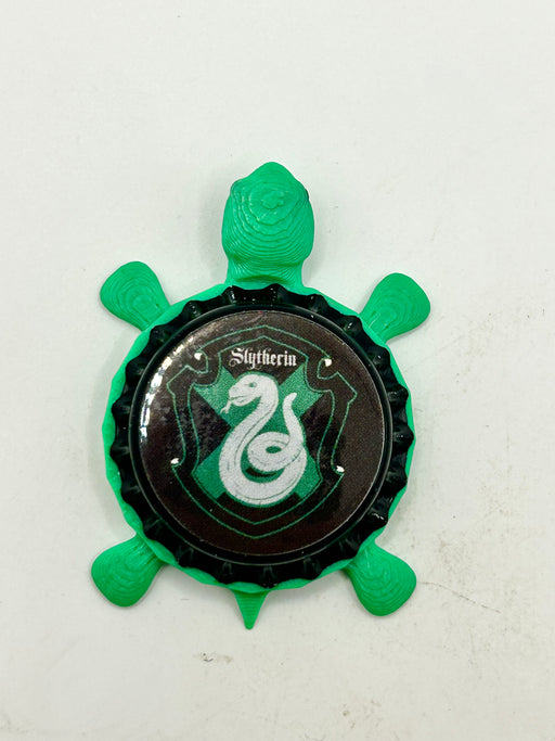 Slytherin - Bottle Cap Magnet Turtle Shell Shocked Art