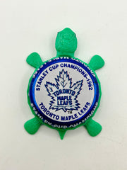 Toronto Maple Leafs Stanley Cup Champions (1962) - Bottle Cap Magnet Turtle Shell Shocked Art