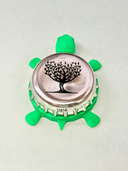 Fever Tree Ginger Beer (Light Pink) - Bottle Cap Magnet Turtle Shell Shocked Art