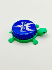 Strike Brewing - Bottle Cap Magnet Turtle Shell Shocked Art