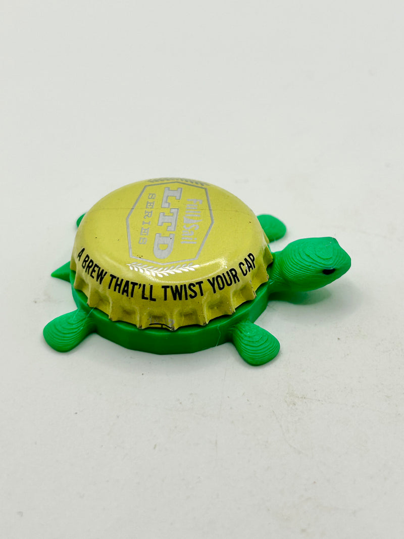 Full Sail Brewing LTD Series (Light Yellow) - Bottle Cap Magnet Turtle Shell Shocked Art