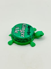 Sprecher Ginger Ale - Bottle Cap Magnet Turtle Shell Shocked Art