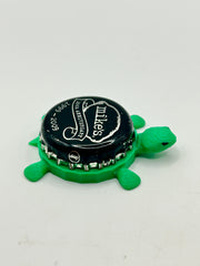 Mikes Hard (10 Year Anniversary) - Bottle Cap Magnet Turtle Shell Shocked Art