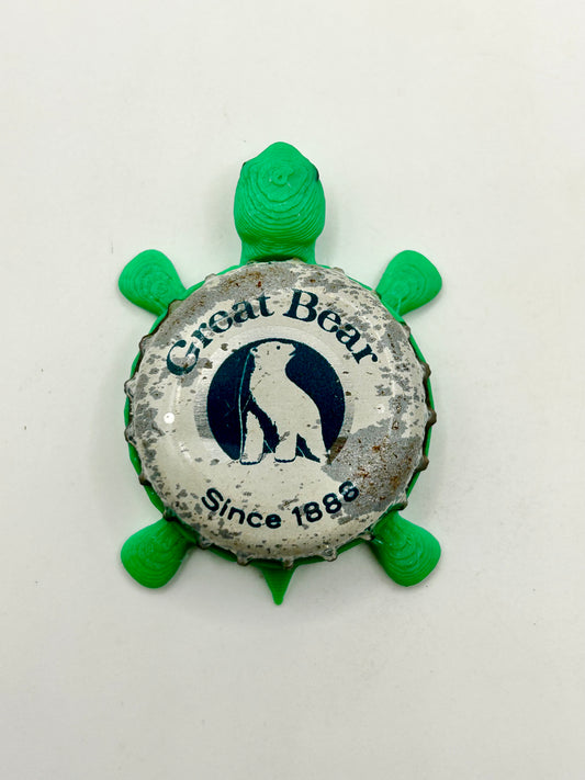 Great Bear (Vintage) - Bottle Cap Magnet Turtle