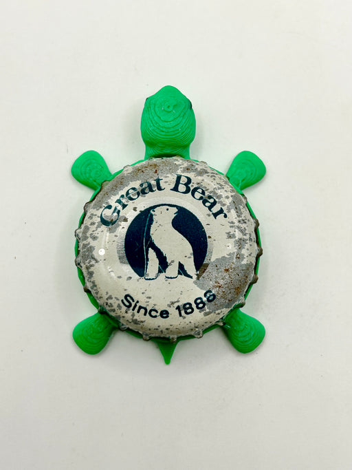 Great Bear (Vintage) - Bottle Cap Magnet Turtle Shell Shocked Art