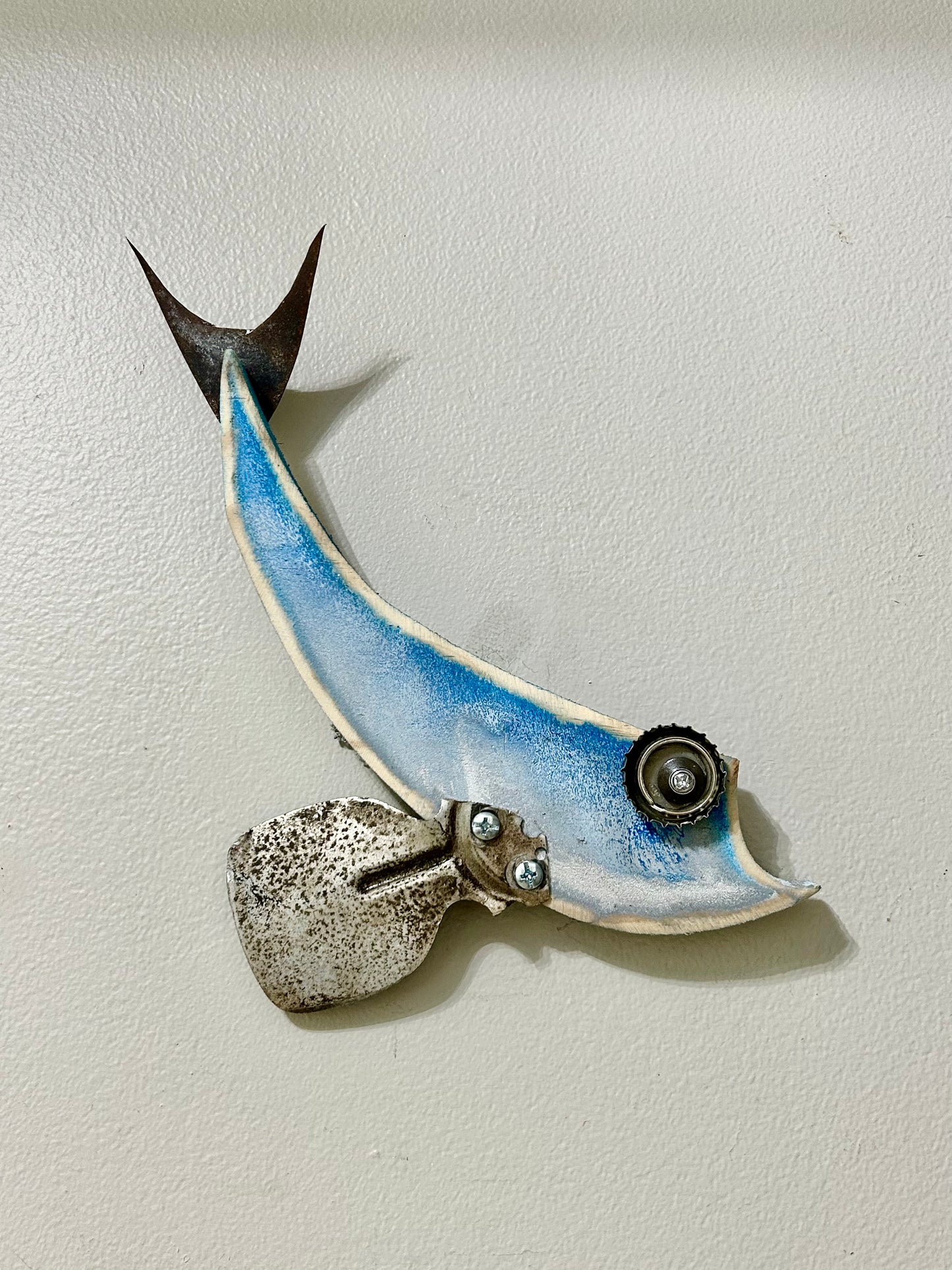 Guppie - Fish Wall Art (8” high) Shell Shocked Art
