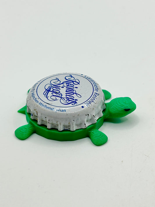 Reinheits Seigel (Blue) - Bottle Cap Magnet Turtle Shell Shocked Art