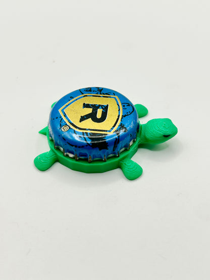 Redd’s Hard Cider (Blue) - Bottle Cap Magnet Turtle Shell Shocked Art