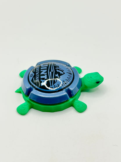 Uinta Brewing (Blue - Cork Cage Cap) - Bottle Cap Magnet Turtle Shell Shocked Art