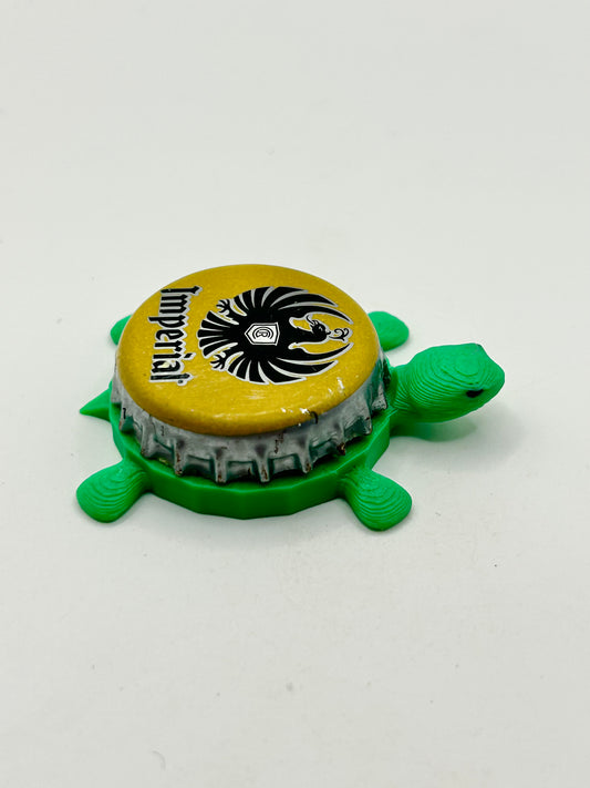 Imperial Lager (Costa Rica) - Bottle Cap Magnet Turtle