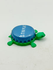 Bell's Uranus - Bottle Cap Magnet Turtle Shell Shocked Art