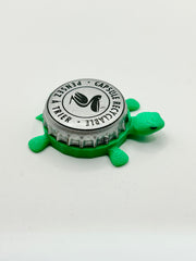 Pelforth Blonde (Pelican) - Bottle Cap Magnet Turtle Shell Shocked Art