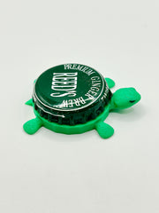 Reed’s Premium Ginger Brew - Bottle Cap Magnet Turtle Shell Shocked Art