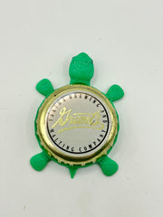 Grant’s Yakima Brewing - Bottle Cap Magnet Turtle Shell Shocked Art