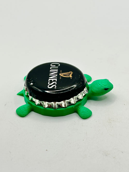 Guinness (Black) - Bottle Cap Magnet Turtle Shell Shocked Art