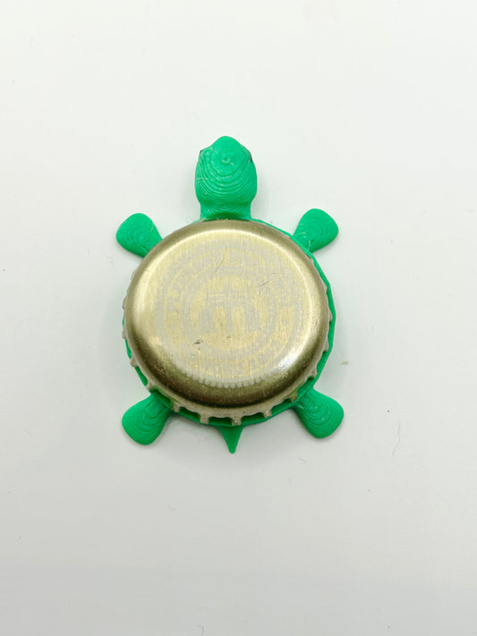 Plzensky Prazdroj (Chrome) - Bottle Cap Magnet Turtle
