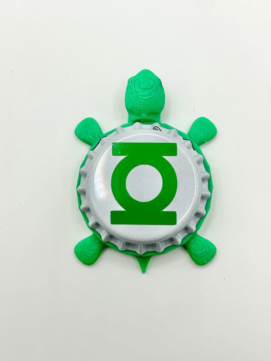 Green Lantern - Bottle Cap Magnet Turtle