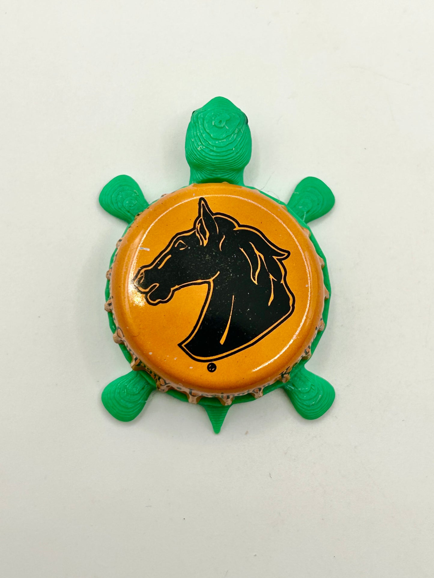 Lexington Brewing Co. (Orange) - Bottle Cap Magnet Turtle