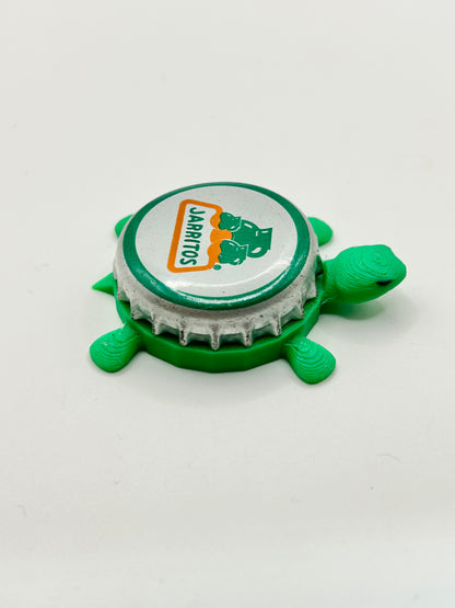 Jarritos (Green Trim) - Bottle Cap Magnet Turtle Shell Shocked Art