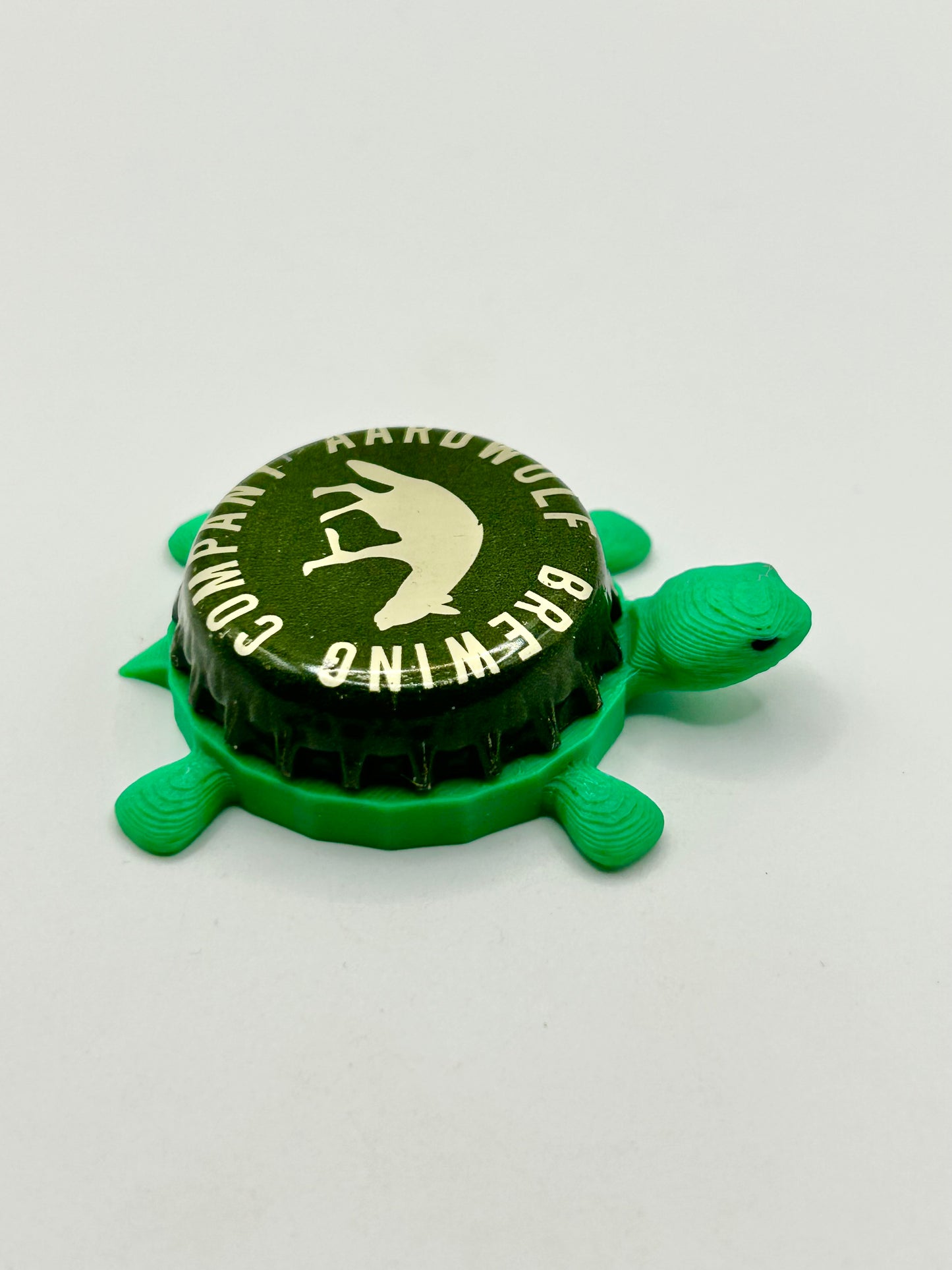 Aardwolf Brewing - Bottle Cap Magnet Turtle
