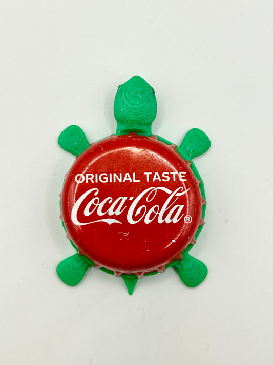Coca Cola (Original Taste) - Bottle Cap Magnet Turtle
