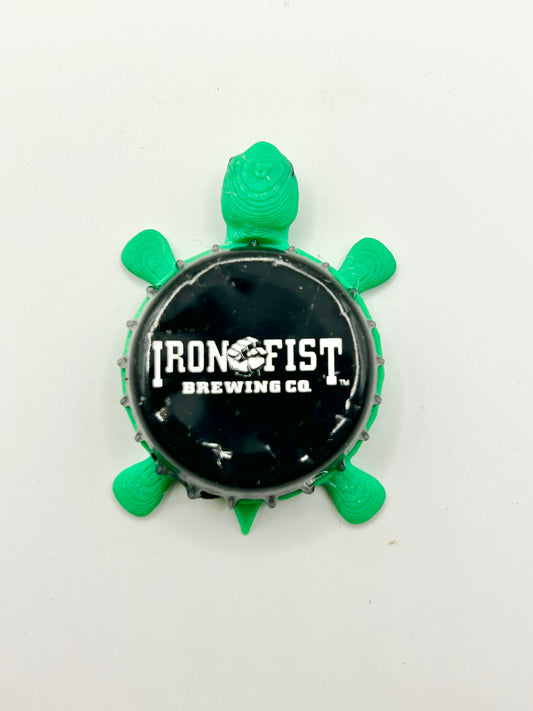 Ironfist Brewing - Bottle Cap Magnet Turtle