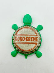 Koko Kreme (Vintage) - Bottle Cap Magnet Turtle Shell Shocked Art
