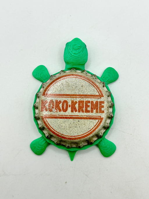 Koko Kreme (Vintage) - Bottle Cap Magnet Turtle Shell Shocked Art