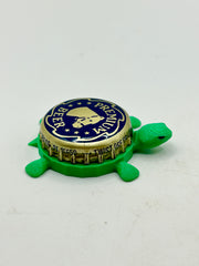 Rolling Rock Premium Beer (Vintage, Gold Horse) - Bottle Cap Magnet Turtle Shell Shocked Art