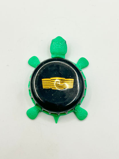Magners Cider - Bottle Cap Magnet Turtle Shell Shocked Art