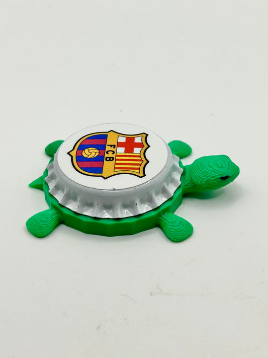 FC Barcelona - Bottle Cap Magnet Turtle