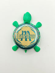 Maredsous Beer - Bottle Cap Magnet Turtle Shell Shocked Art