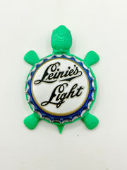 Leinenkugel's Light - Bottle Cap Magnet Turtle Shell Shocked Art