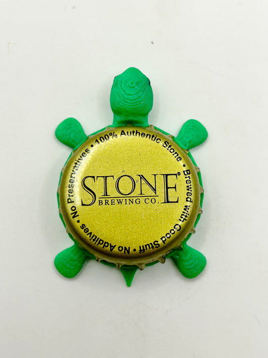 Stone Brewing (Vintage) - Bottle Cap Magnet Turtle