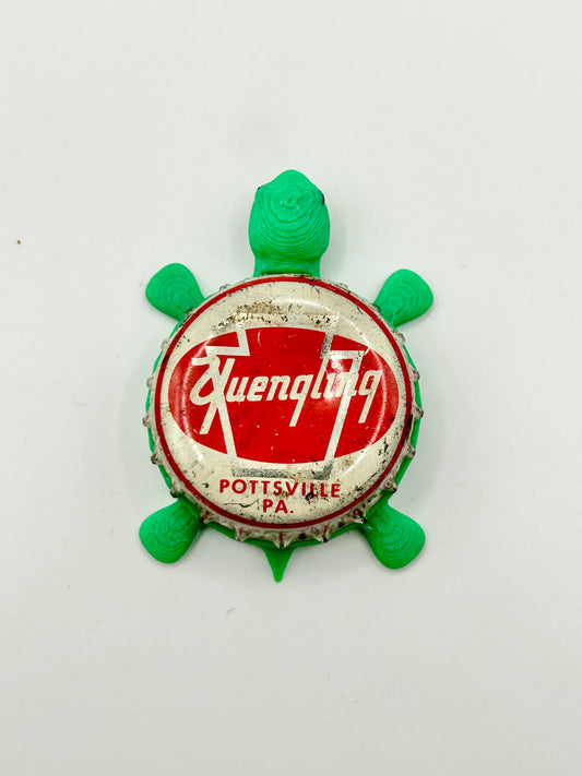 Yuengling Lager (Vintage) - Bottle Cap Magnet Turtle