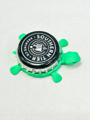 Southern Tier Brewing - Bottle Cap Magnet Turtle Shell Shocked Art