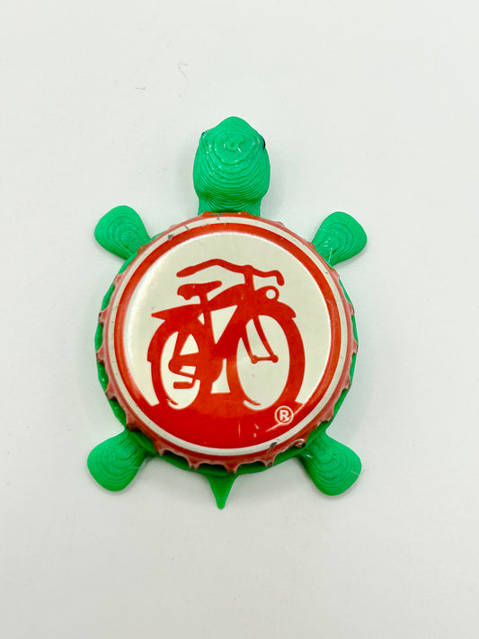 New Belgium Brewing (Bicycle Only) - Bottle Cap Magnet Turtle