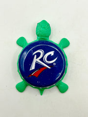 RC Cola (Dark Blue) - Bottle Cap Magnet Turtle Shell Shocked Art