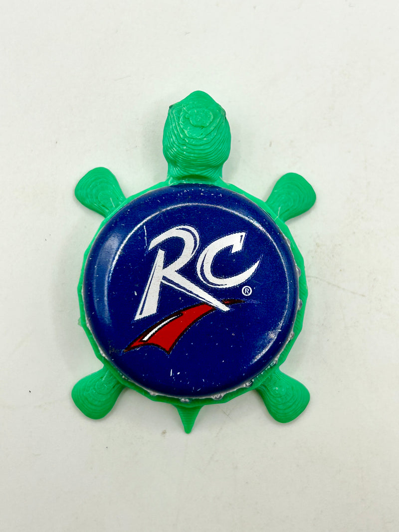 RC Cola (Dark Blue) - Bottle Cap Magnet Turtle Shell Shocked Art