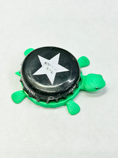 Jack Black Brewing - Bottle Cap Magnet Turtle Shell Shocked Art