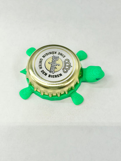 Warsteiner - Bottle Cap Magnet Turtle Shell Shocked Art