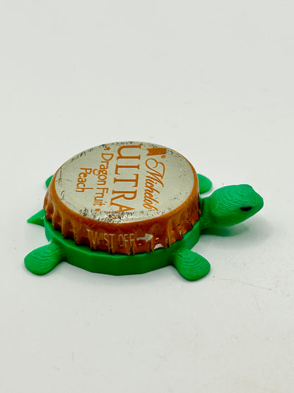 Michelob Ultra Dragon Fruit Peach - Bottle Cap Magnet Turtle Shell Shocked Art