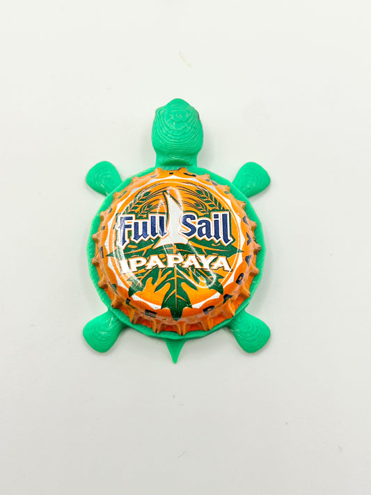 Full Sail Ipapaya - Bottle Cap Magnet Turtle
