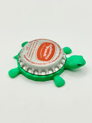 Delaware Punch - Bottle Cap Magnet Turtle Shell Shocked Art