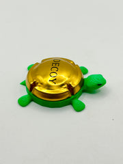 Decoy Wine - Bottle Cap Magnet Turtle Shell Shocked Art