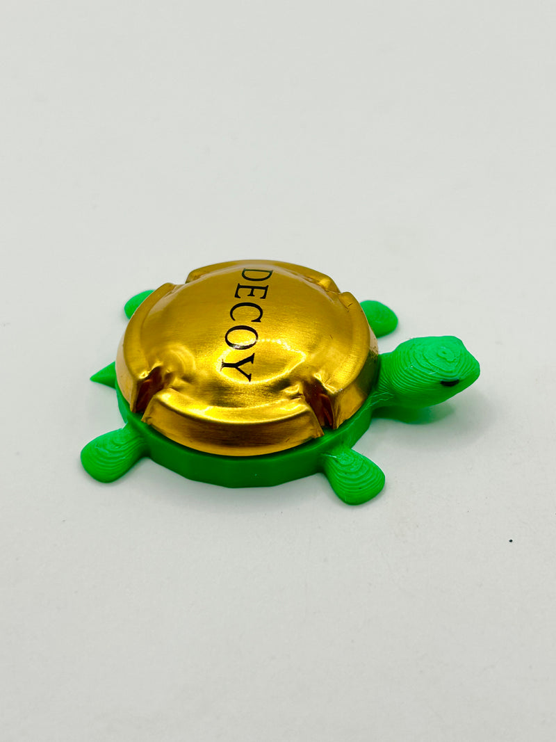 Decoy Wine - Bottle Cap Magnet Turtle Shell Shocked Art