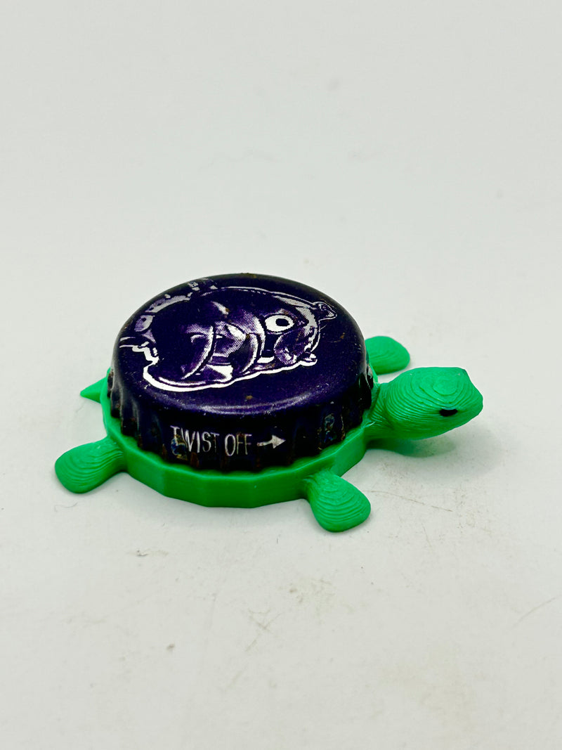 Shadow’s Blackberry Lager - Blue Dawg Brewing - Bottle Cap Magnet Turtle Shell Shocked Art