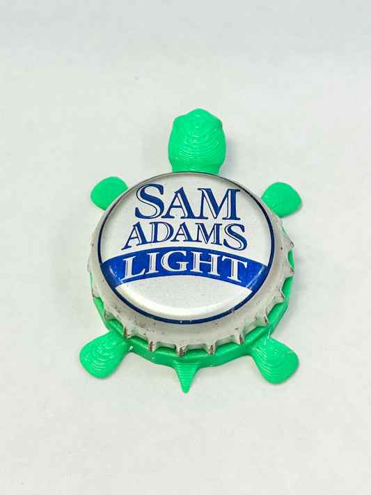 Sam Adams Light - Bottle Cap Magnet Turtle