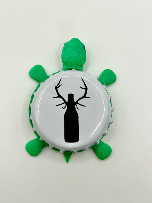 Elk Brewing - Bottle Cap Magnet Turtle