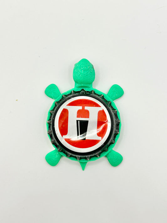 Thomas Hooker - Bottle Cap Magnet Turtle